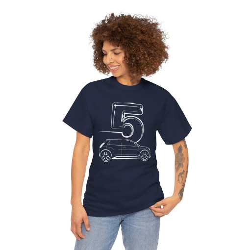 GIVE ME 5 Tshirt homme silhouette avec nouvelle RENAULT 5 E-Tech