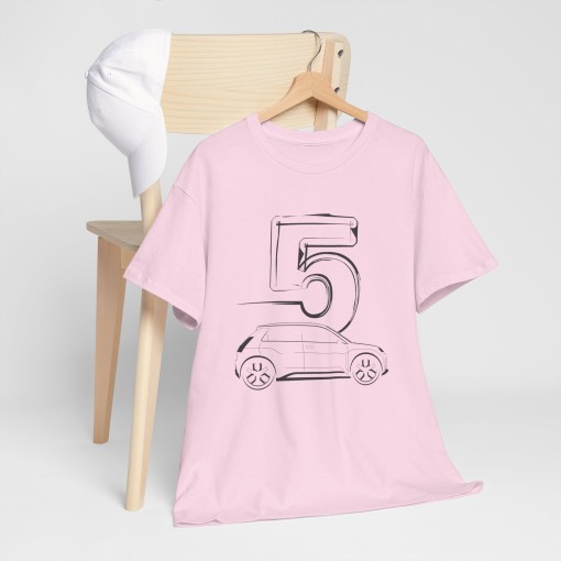 GIVE ME 5 Tshirt homme silhouette avec nouvelle RENAULT 5 E-Tech
