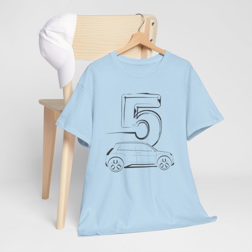 GIVE ME 5 Tshirt homme silhouette avec nouvelle RENAULT 5 E-Tech