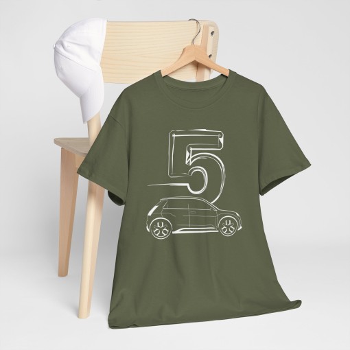 GIVE ME 5 Tshirt homme silhouette avec nouvelle RENAULT 5 E-Tech