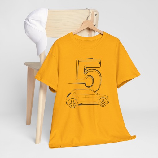 GIVE ME 5 Tshirt homme silhouette avec nouvelle RENAULT 5 E-Tech