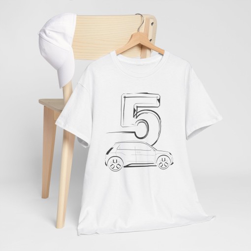 GIVE ME 5 Tshirt homme silhouette avec nouvelle RENAULT 5 E-Tech