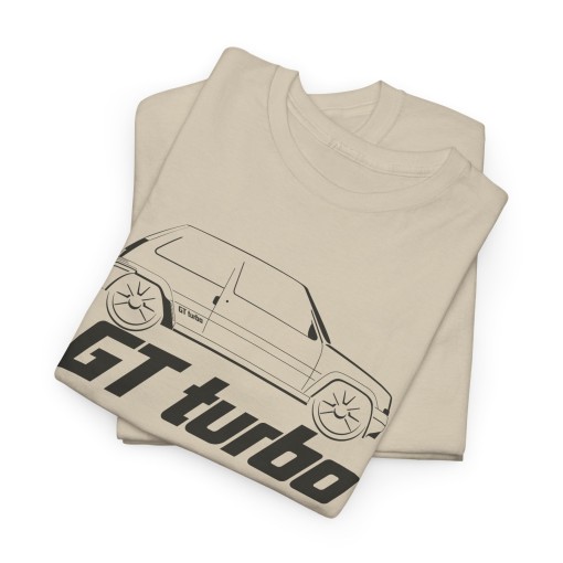 Super 5 GT Turbo silhouette Maglietta uomo vintage youngtimer
