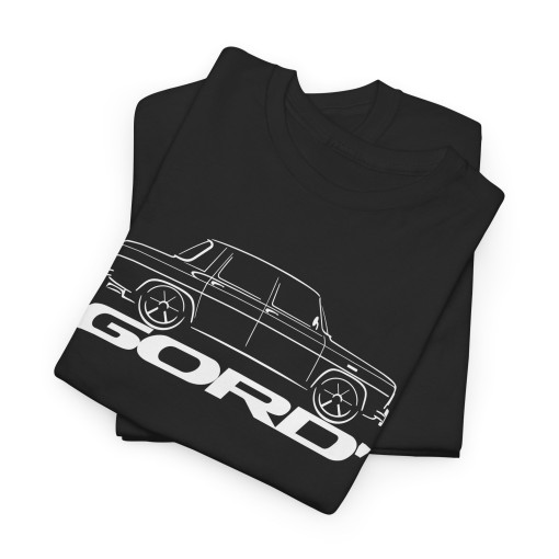R8 GORDINI silhouette Men T-shirt with Renault 8