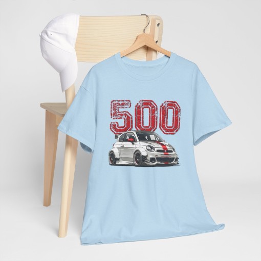 500 ABARTH WIDE BODY Men Tshirt with Fiat 500