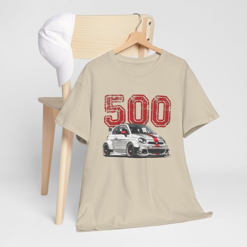 500 ABARTH WIDE BODY T-shirt homme avec Fiat 500