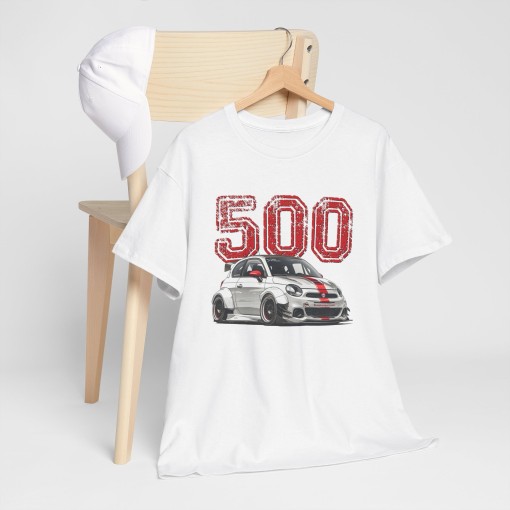 500 ABARTH WIDE BODY Männer T-Shirt mit Fiat 500