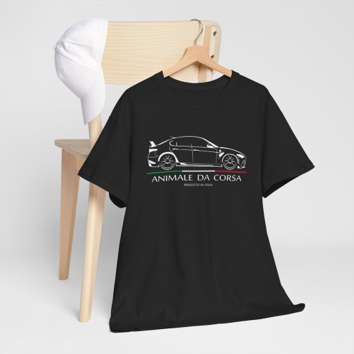 GIULIA GTA Animale de Corsa Tshirt homme avec silhouette de Alfa Romeo Giulia
