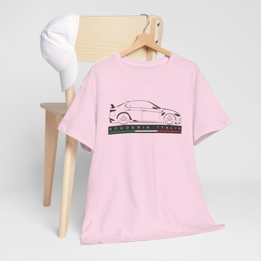 GIULIA GTA Scuderia Italia silhouette Maglietta uomo con Alfa Romeo Giulia
