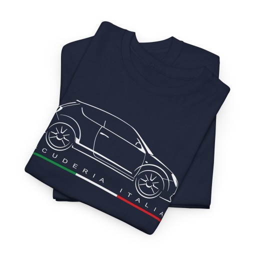 MITO GT Scuderia Italia silhouette Men Tshirt with Alfa Romeo Mito