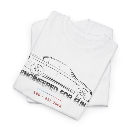 Men’s BMW M3 e90 Sedan Silhouette T-Shirt – Engineered for Fun Design