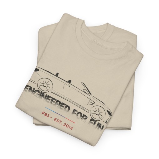T-shirt silhouette BMW M4 F83 Cabriolet pour homme - Design Engineered for Fun