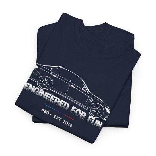 T-shirt silhouette BMW M3 F80 Sedan pour homme - Design Engineered for Fun