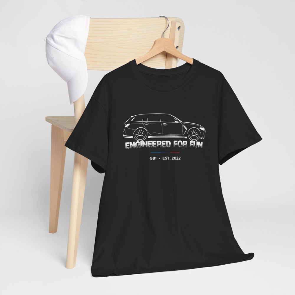 Men’s BMW M3 G81 Touring Silhouette T-Shirt – Engineered for Fun Design