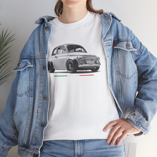 FIAT 500 Cinquecento Vintage Scuderia Italia – Unisex T-shirt for men and women – Designer-style graphics