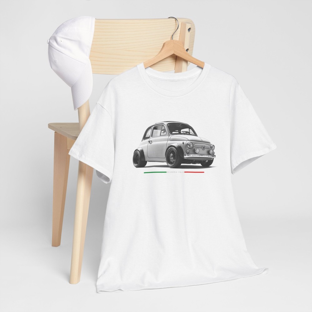 FIAT 500 Cinquecento Vintage Scuderia Italia – Unisex T-shirt for men and women – Designer-style graphics
