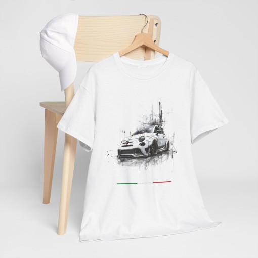 FIAT 500 Abarth Scuderia Italia – Unisex T-shirt for men and women – Designer-style graphics