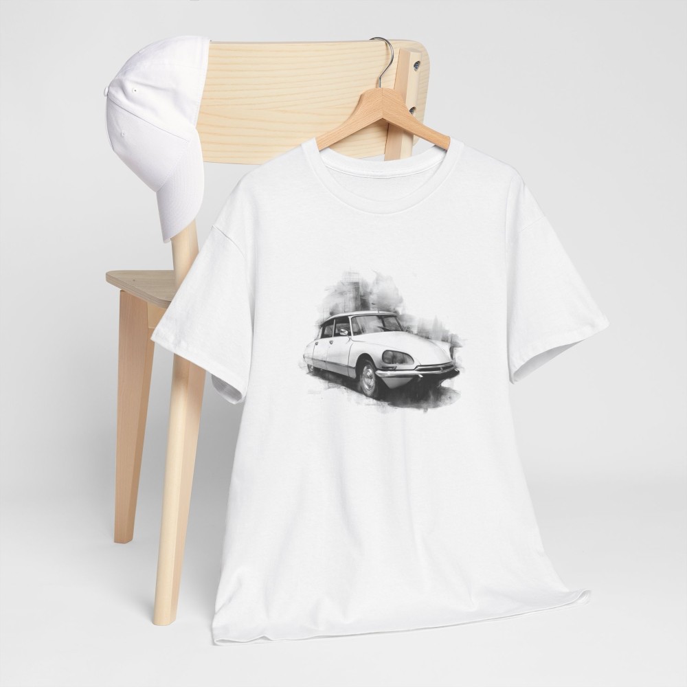 CITROEN DS Vintage - T-shirt mixte pour homme et femme - Graphisme style designer