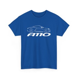 A110 S R GT silhouette Alpine A110 Maglietta uomo