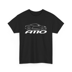 A110 S R GT Tshirt homme avec silhouette d'Alpine A110