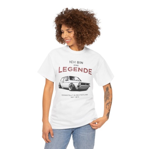 VW GOLF 1 GTi Ich bin eine Legende - T-shirt mixte pour homme et femme - Graphisme style designer