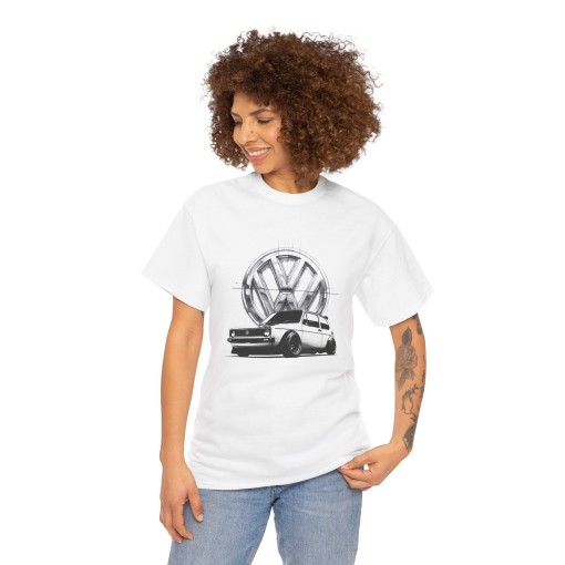 VW GOLF 1 GTi Racing – Unisex-T-Shirt für Männer und Frauen – Grafikdesign im Designer