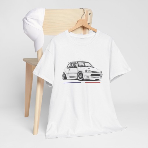 PEUGEOT 106 RALLYE SPORTIVE – Unisex-T-Shirt für Männer und Frauen – Grafikdesign im Designer