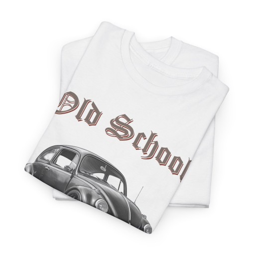 VW BEETLE Old School - T-shirt mixte pour homme et femme - Graphisme style designer