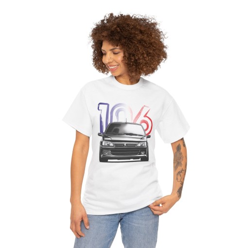 PEUGEOT 106 RALLYE – T-shirt unisex per uomo e donna – Grafica in stile designer