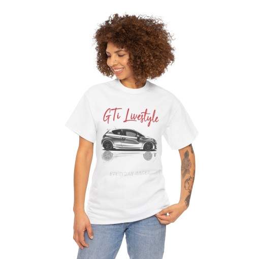 PEUGEOT 208 GTi Livestyle - T-shirt mixte pour homme et femme - Graphisme style designer