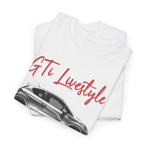 PEUGEOT 208 GTi Livestyle - T-shirt mixte pour homme et femme - Graphisme style designer