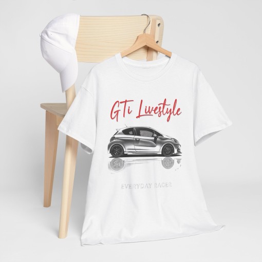 PEUGEOT 208 GTi Livestyle - T-shirt mixte pour homme et femme - Graphisme style designer