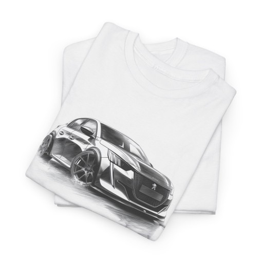 PEUGEOT 208 wide body – Unisex T-shirt for men and women – Designer-style graphics