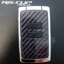 2 buttons Key sticker for Dacia Duster Sandero Jogger carbon look