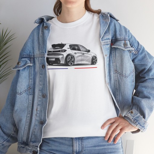 PEUGEOT 208 SPORTIVE – Unisex T-shirt for men and women – Designer-style graphics