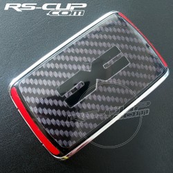 2 buttons Key sticker for Dacia Duster Sandero Jogger carbon look