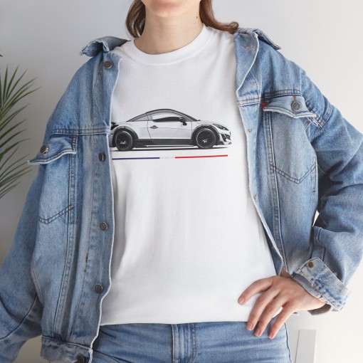 PEUGEOT RCZ SPORTIVE - T-shirt mixte pour homme et femme - Graphisme style designer