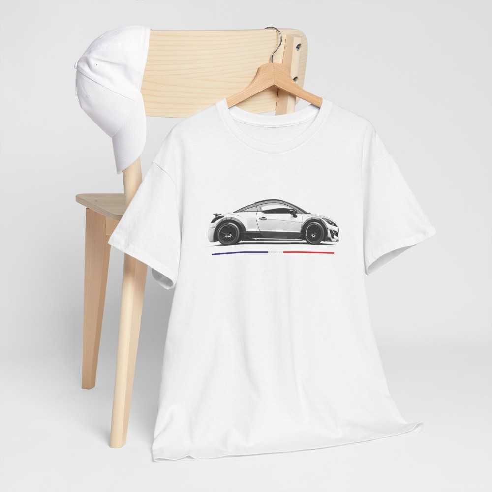 PEUGEOT RCZ SPORTIVE – T-shirt unisex per uomo e donna – Grafica in stile designer