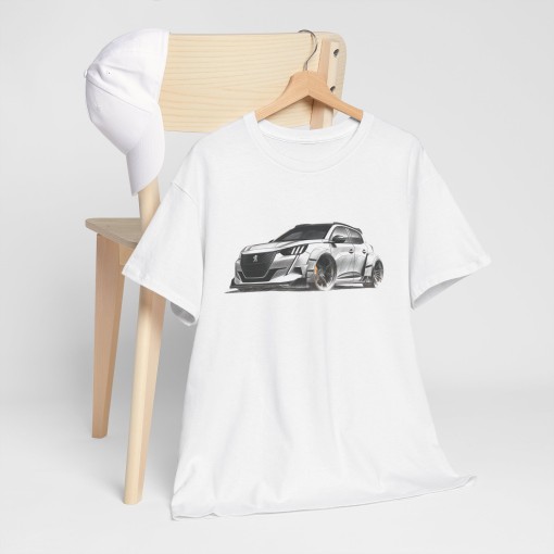 PEUGEOT 2008 DRAFT – Unisex-T-Shirt für Männer und Frauen – Grafikdesign im Designer