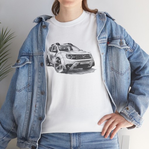 DACIA DUSTER Design - T-shirt mixte pour homme et femme - Graphisme style designer