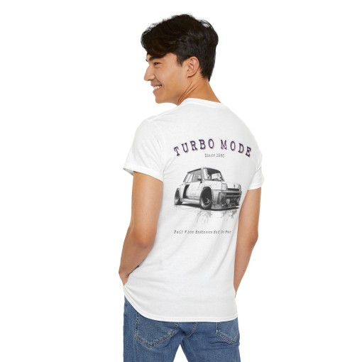 RENAULT 5 TURBO MODE - T-shirt mixte pour homme et femme - Graphisme style designer