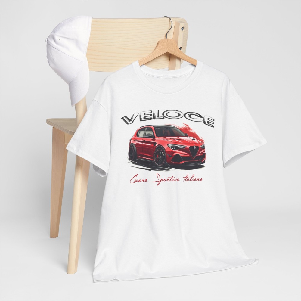 STELVIO Cuore Sportivo Italiano Herren-T-Shirt für Alfa-Romeo-Fans