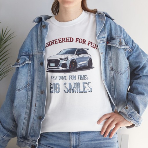 AUDI RS Q3 Big Smiles Herren-T-Shirt für Audi-Fans