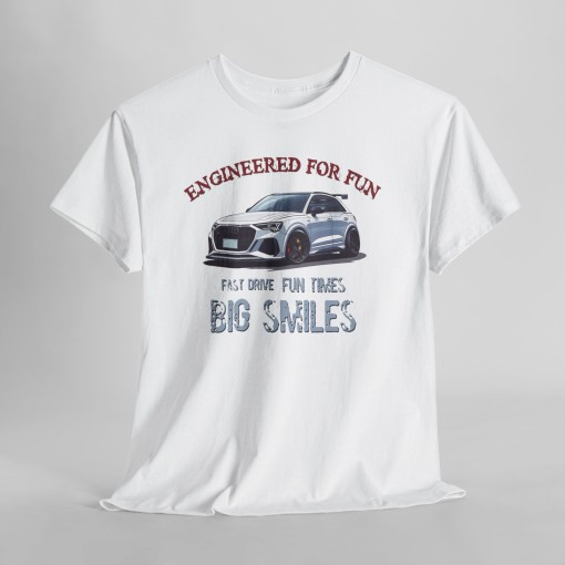 AUDI RS Q3 Big Smiles men’s T-shirt for AUDI enthusiasts