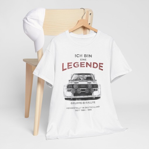 AUDI Quattro S1 bin eine Legende - T-shirt mixte pour homme et femme - Graphisme style designer