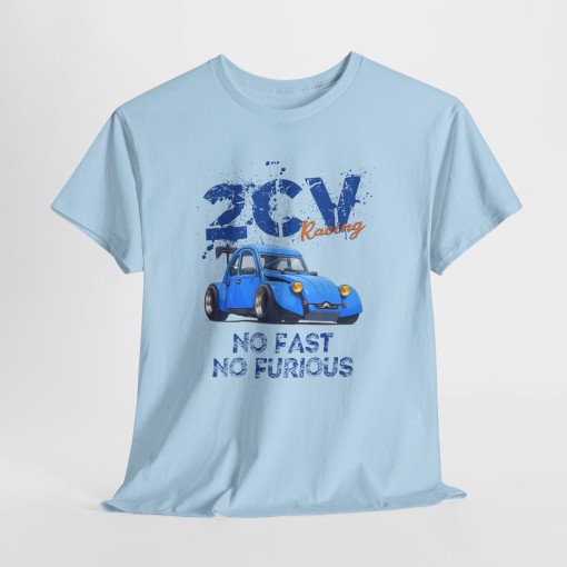 Citroen 2CV Dragster No Fast No Fusious T-Shirt für Herren
