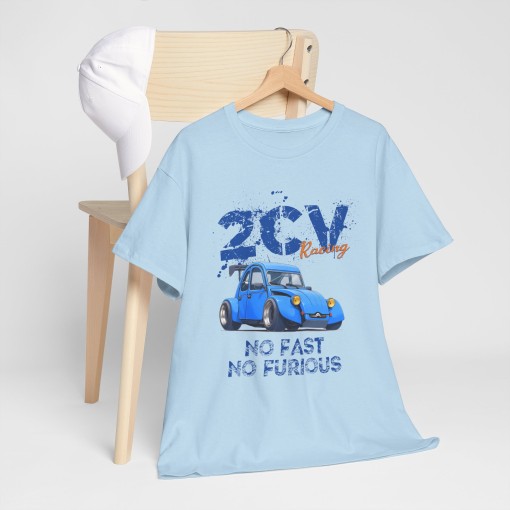 Citroen 2CV Dragster No Fast No Fusious Tshirt homme