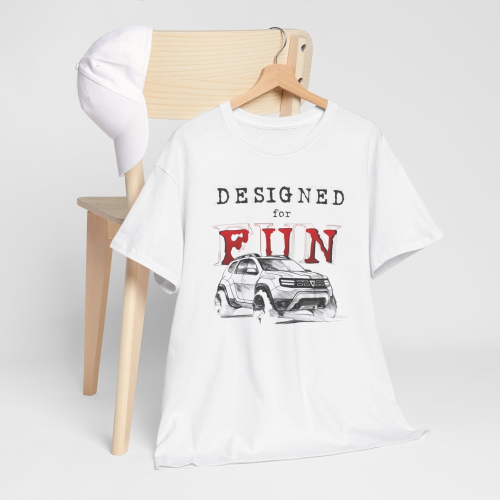 DACIA DUSTER Designed for Fun – Unisex T-shirt for men and women – Designer-style graphics