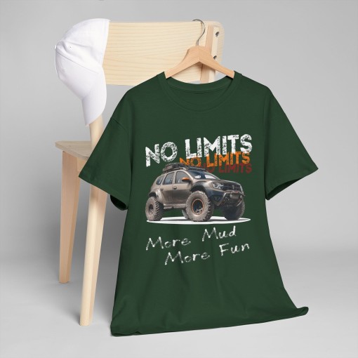 DUSTER NO LIMITS T-shirt homme avec silhouette de Dacia Duster 2