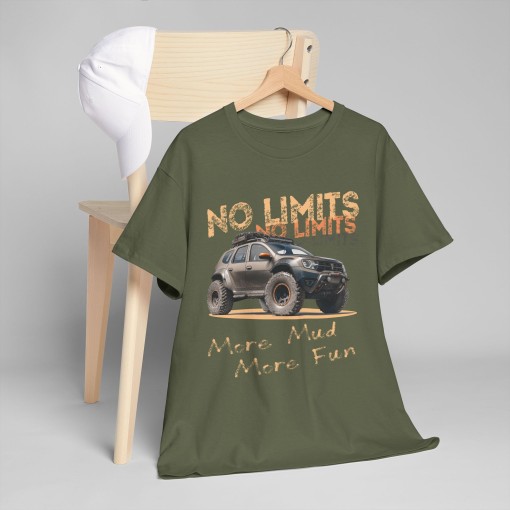 DUSTER NO LIMITS T-shirt homme avec silhouette de Dacia Duster 2